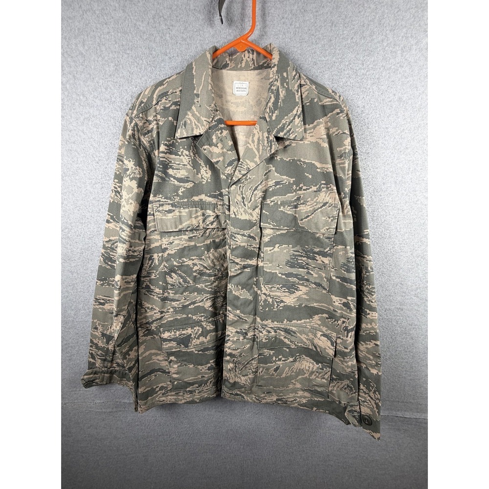 DSCP Jacket Mens 46 Regular Green Camo U.S. Air Force Military Field Jacket